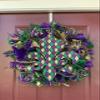 Mardi Gras Wreath view 1
