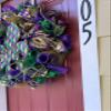 Mardi Gras Wreath view 2