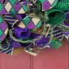 Mardi Gras Wreath view 4