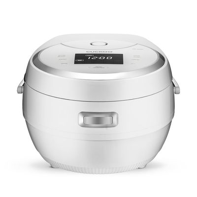 CUCKOO Micom Rice Cooker 10-Cup Uncooked / 20-Cup Cooked with Nonstick Inner Pot, Large Rice Maker with 16 Menu Options, Fuzzy Logic Technology, Auto Clean Mode, LCD Display, White (CR-1020F)