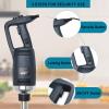 Li Bai 22 in Heavy Duty Immersion Blender Handheld Kitchen, Hand Blenders for Kitchen, Commercial Mixer Electric, 750W Detachable Shaft Adjustable Variable Speed, Emulsifier Blender Handheld view 2