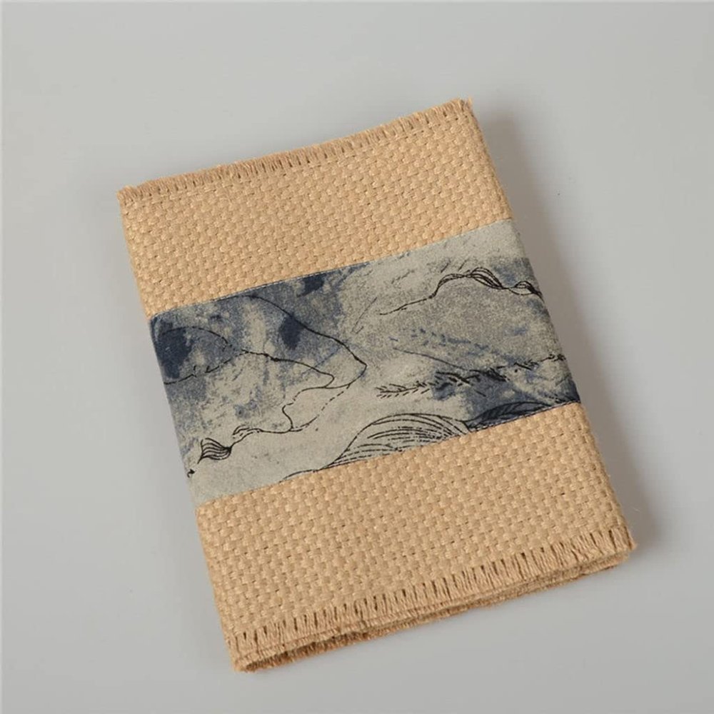 Burlap Table Runner,Antique Fabric Natural Machine Washable Home Decorative Kitchen Farmhouse Jute Table Runner-A-30x150cm(12x59inch)