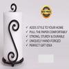 Craftland Wrought Iron S Shape Tissue Paper/Towel/Roll/Napkin Holder/Dispenser, Kitchen Napkins Holder for Kitchen Bathroom and Dining Table (Black) view 4
