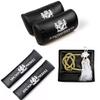PRODUCE VIP Car Neck Pillow Headrest+Charm Kin Tsuna Rope+Shoulder Pad Y view 1