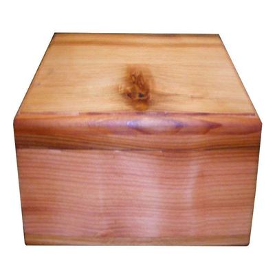Steve's Gift Shoppe Large Cedar Keepsake Box 14 Inch (Black Velvet Lining, 14 x 8 x 8)