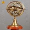 11.5" Engraved Brass Tabletop Armillary Nautical Sphere Globes World Globe Gift view 1