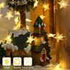 IRIDESCENT Star String Lights, 16ft/5m 50 LED Plug in String Lights Warm White Fairy Lights for Christmas/Wedding/Party Indoor and Outdoor Decoration view 3
