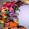 floral summer time wreath view 2