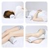 C CUSHION LAB Roll Pillow for Neck Relief - Extra Dense Memory Foam Round Cylinder Bolster for Cervical Support, Spondylosis, Neck Pain Relief, & Spine Lumbar Traction - Washable Cover & Travel Bag view 3