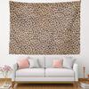 YUEMT Tapestries Wild Brown Animal Leopard Print 59.1x51.2 Inch Living Room Bedroom Dormitory Wall Hanging Tapestry Art Decoration (Set of 1) view 3