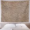 YUEMT Tapestries Wild Brown Animal Leopard Print 82.7x59.1 Inch Living Room Bedroom Dormitory Wall Hanging Tapestry Art Decoration (Set of 1) view 2