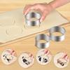 8 Pcs Dumpling Maker,Stainless Steel Ravioli Dumpling Mould Mold Press Set Kitchen Accessories(2 dumpling maker+ 1 dumpling cutter +3 dumpling skin cutter +2 x Stuffing spoon) view 4