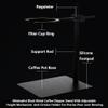 Makidar Pour Over Coffee Station Coffee Dripper Stand Stainless Steel view 2