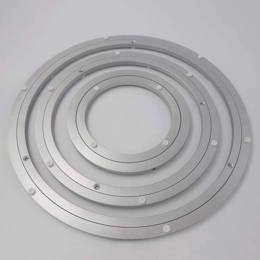 8-inch Heavy-duty Aluminum Alloy Rotating Lazy Susan Turntable Bearing, Swivel Plate Heavy Loads Base For Kitchen Dining-Table