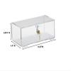 American Made Acrylic Lockable Medicine Box: Refrigerator Lockbox with Key for Safe Medication Storage, 2.75H X 8.25W X 4.5D, Clear view 2