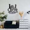 Badger Steel USA - Philippians 4:13 - Metal Wall Art - 23" X 22" - Black view 3