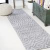JONATHAN Y Moroccan Diamond Indoor Outdoor Runner Rug 2X8 Light Gray, Balansat for Backyard, Patio, Porch, Easy-Cleaning, High Traffic, Pet-Friendly, Non-Shedding (IBZ100C-28) view 3