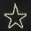 Novelty Lights LED Warm White Star Rope Light Motif Sculpture, 12" Small Star view 1