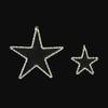 Novelty Lights LED Warm White Star Rope Light Motif Sculpture, 12" Small Star view 2