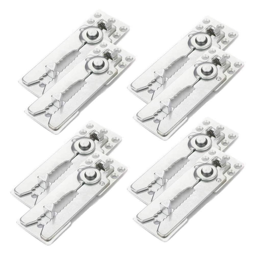 HOWDIA 8 Pack Sectional Couch Connector Screws, Heavy Duty Sofa Connectors for Sectionals, Couch Clamps to Make Sectional Stay, Multi-Card Design Furniture Connectors