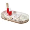 Avanti Linens - Vanity Tray, 100% Hand-Painted Resin Bathroom Accessories, Elegant Home Decor (Paris Botanique) view 3