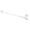Rod Desyne Adh-01 Self-Adhesive/Wall Mounted Rod, 17-30 inch, White view 1
