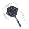 Blawicat Cake Pan Waffle Pan Cake Pan Bread Waffle Maker Aluminum Alloy Non-stick Waffle Cake Baking Mold Plate (Egg) view 2