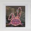 Northlight Lighted Bunny Head Easter Window Decoration - 17" view 3