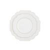 10.7" White/Gold Flower Dinner Plates /20Pk view 4