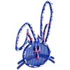 Northlight Lighted Bunny Head Easter Window Decoration - 17" - Blue view 4