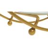 American Metalcraft SRG4 Oval 4-Tier Buffet Stand, Gold view 4