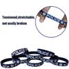 CupaPlay 48PCS Police Party Rubber Wristbands- Police Birthday Party Favors Supplies Gifts - Halloween Goodie Bag Stuffers Fillers Silicone Wristband view 4