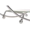 American Metalcraft SRS4 Oval 4-Tier Buffet Stand, Silver view 4