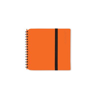 Vacavaliente Orange Leather Notebook