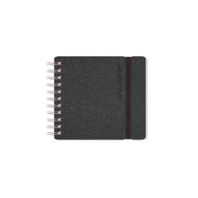 Vacavaliente Recycled Leather Notebook - Grey