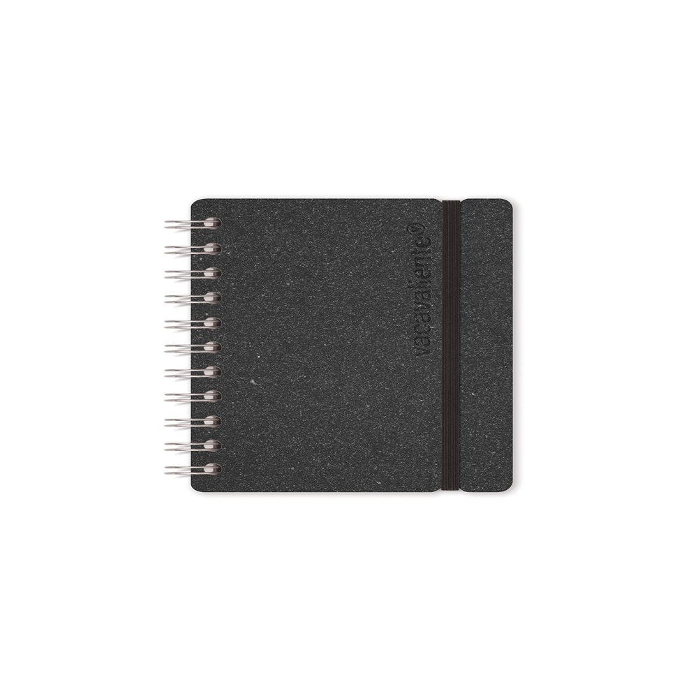 Vacavaliente Recycled Leather Notebook - Grey