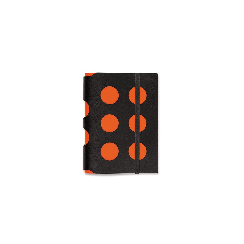 Vacavaliente Recycled Leather Notebook - Orange