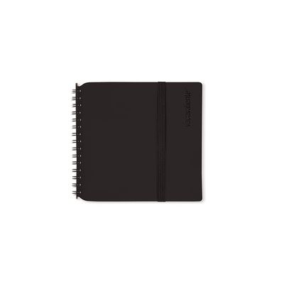 Vacavaliente Notebook, leather, blacks