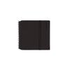 Vacavaliente Notebook, leather, blacks view 1