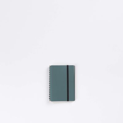 Vacavaliente Recycled Leather Notebook - Eucalyptus
