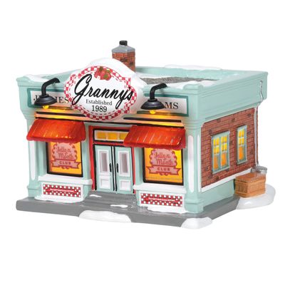 Department 56 Snow Village National Lampoon's Christmas Vaction Jelly of The Month Club Lit Building, 5.12 Inch, Multicolor