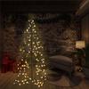 vidaXL LED Christmas Cone Tree - 30.7"x47.2" Indoor and Outdoor Decorative Light, White Warm - 160 High-Powered, Energy-Efficient LEDs - Weather, with 16.4' Extension Cable view 3
