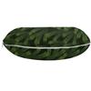 Ambesonne Winter Travel Pillow Neck Rest, Vivid Fir Pine Branches Trees Coniferous Trees Evergreen Nature Forest, Memory Foam Traveling Accessory for Airplane and Car, 12", Green Caramel view 2
