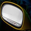 2006-13 Corvette Z06 Brushed Standard Side View Mirror Surrounds with Logo Pair view 2