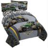 Jay franco Monster Jam MJ Life 4 Piece Twin Bed Set-Includes Reversible Comforter&Sheet Set-Bedding Features Grave Digger, Max-D, Megalodon-Super Soft Microfiber-(Official Monster Jam Product) view 1