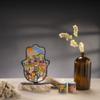 Yair Emanuel Standing Hamsa - Colorful Laser Cut Jerusalem Design Stand Alone Hamsa (Large) | SHL-3 view 2