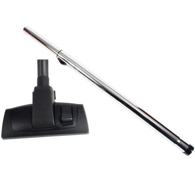 Cen-Tec Systems 12" Combination Hard Floor and Carpet Vacuum Nozzle with Universal Friction Telescopic Chrome Wand