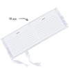 Fun Express Ribbon Trim Wedding Guest Book Elegant Home Decor for Weddings Receptions and Special Events Classic Design with Decorative Ribbon Perfect for Guest Signatures 1 Piece view 3