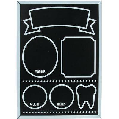 Baby Milestone Chalkboard Sign, 1 Piece