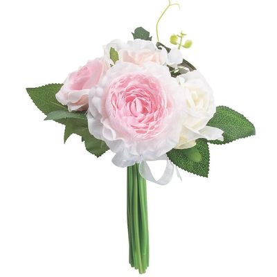 Fun Express Pink Rose & Hydrangea Floral Bouquet, 1 Piece